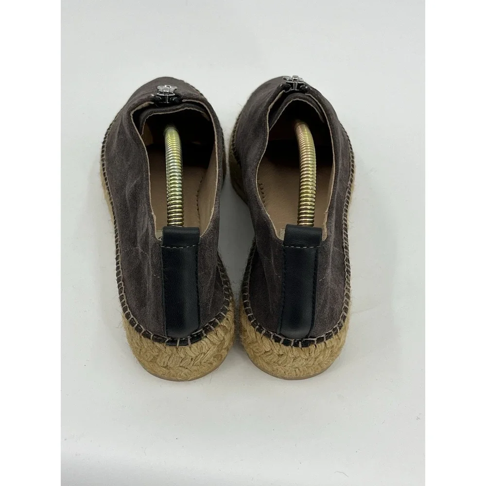 Gaimo Espadrilles US 9.5 EUR 41 Platform Faux Suede Leather Shoes Made in Spain